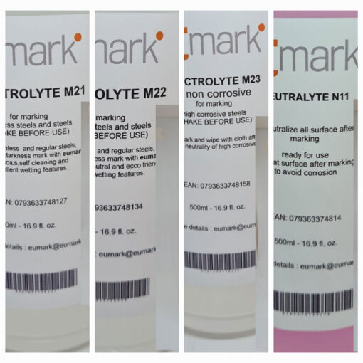 eumark marking engraving electrolyte fluid