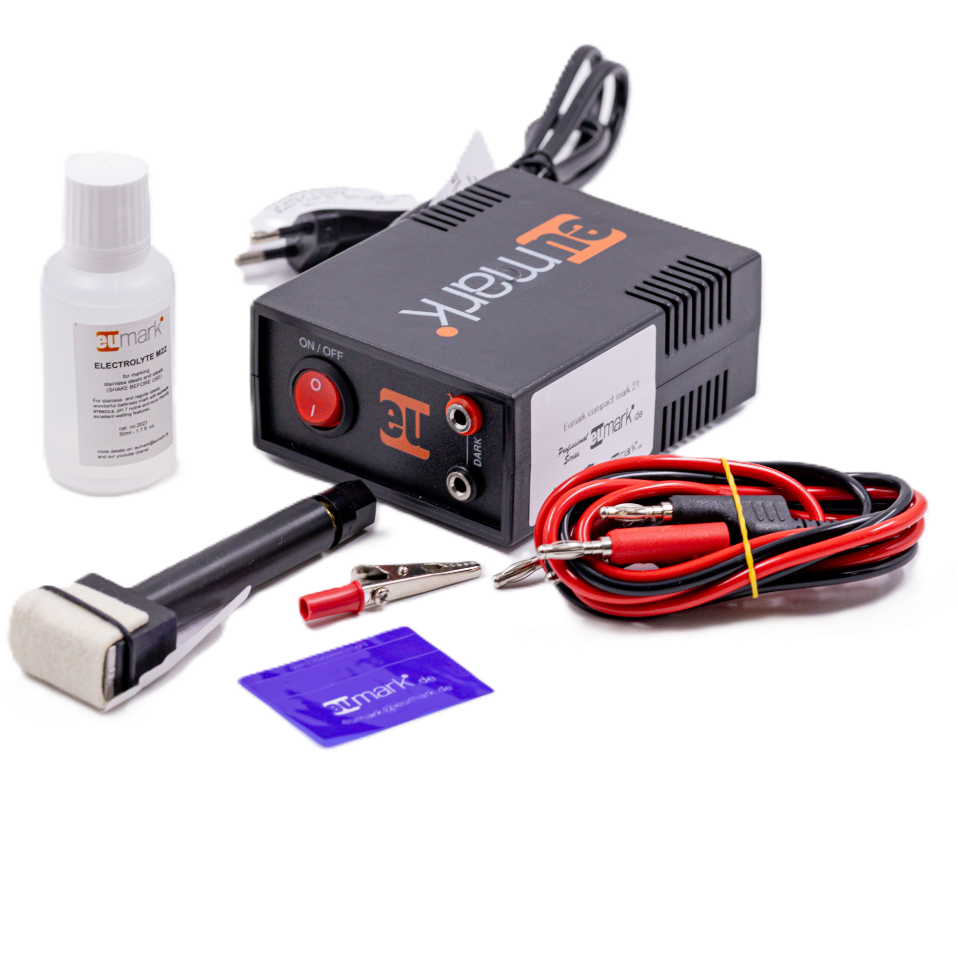 Electrochemical Marking System – EUmark Set 07 (black marking, 60 mm × 108 m stencil tape) - Image 6