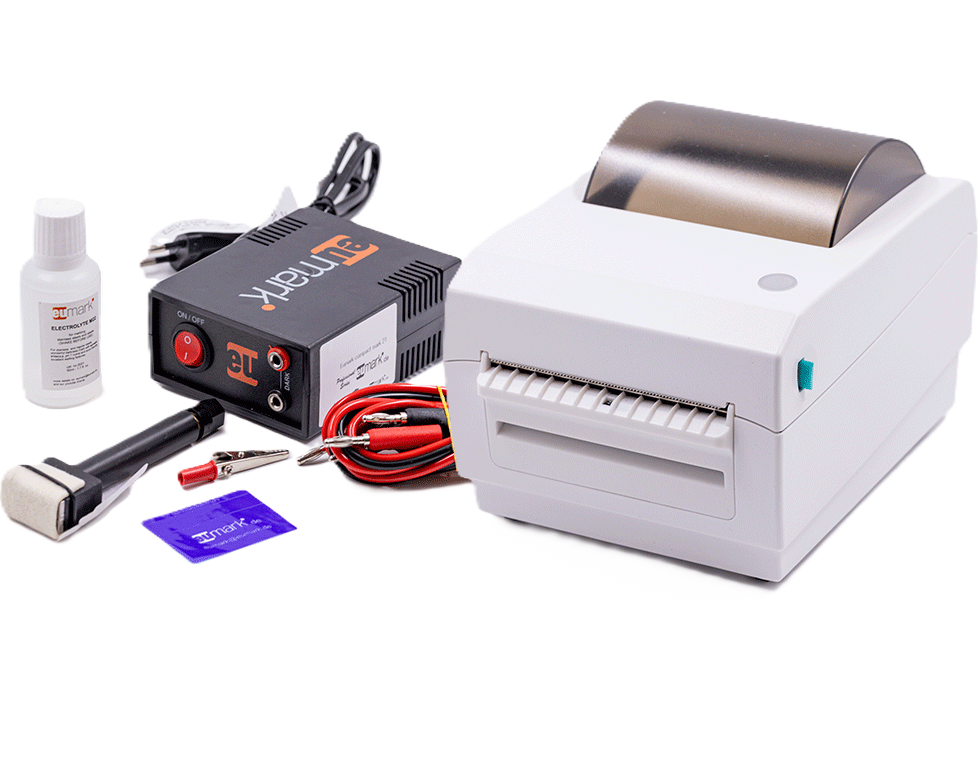 Electrochemical Marking System – EUmark Set 07 (black marking, 60 mm × 108 m stencil tape) - Image 9