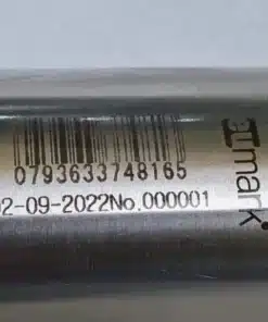 4 inch thermal stencil tape refill roll with ruler showing width